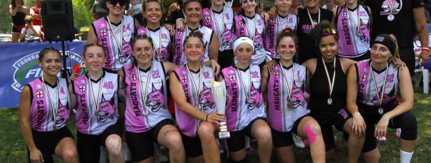 Madcats campionato italiano flag football 2025: foto copertina